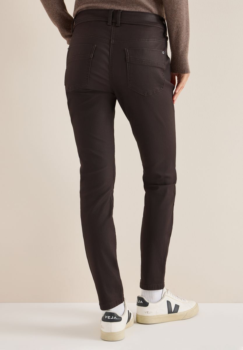 Hose im Leder-Look