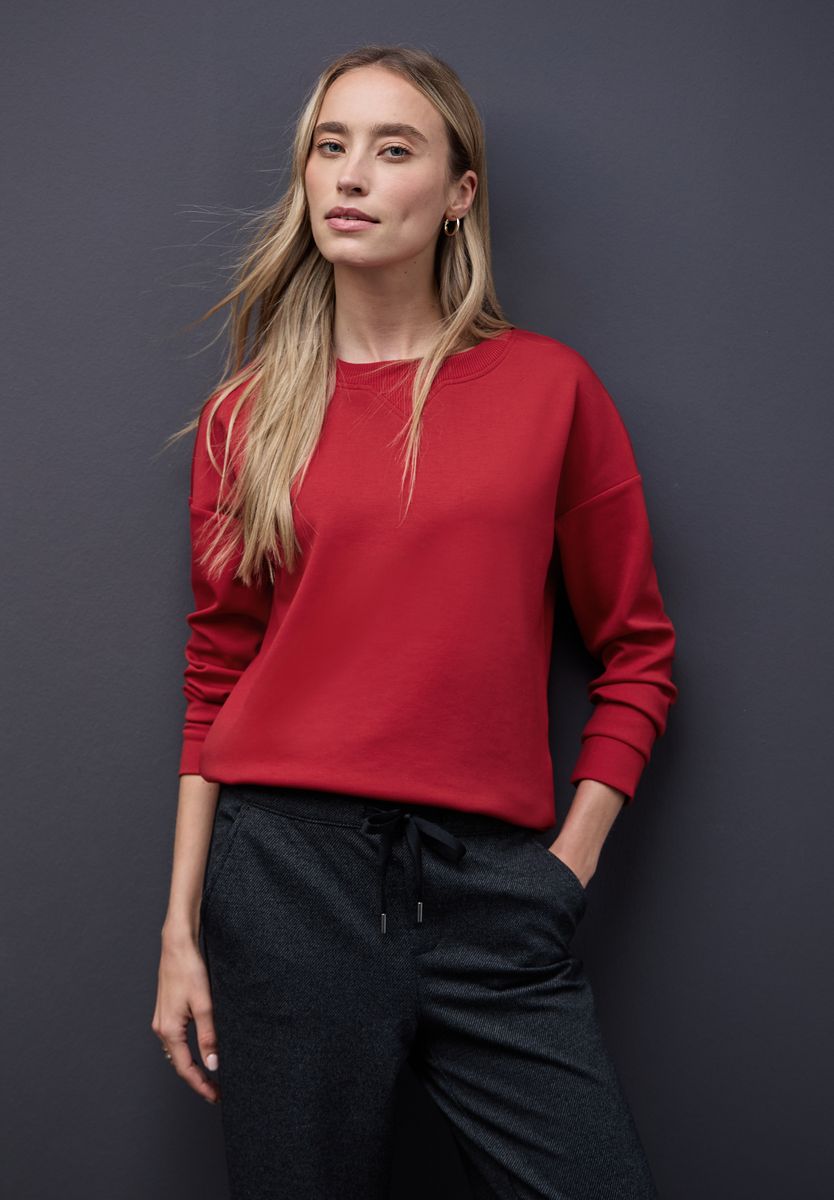 Shirt mit Ripp-Detail