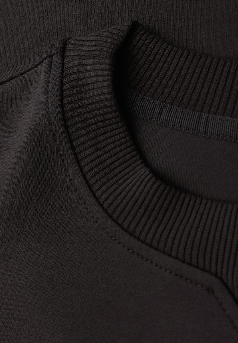 Shirt mit Ripp-Detail