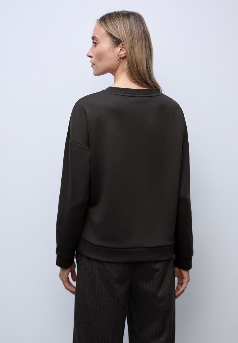 Shirt mit Ripp-Detail