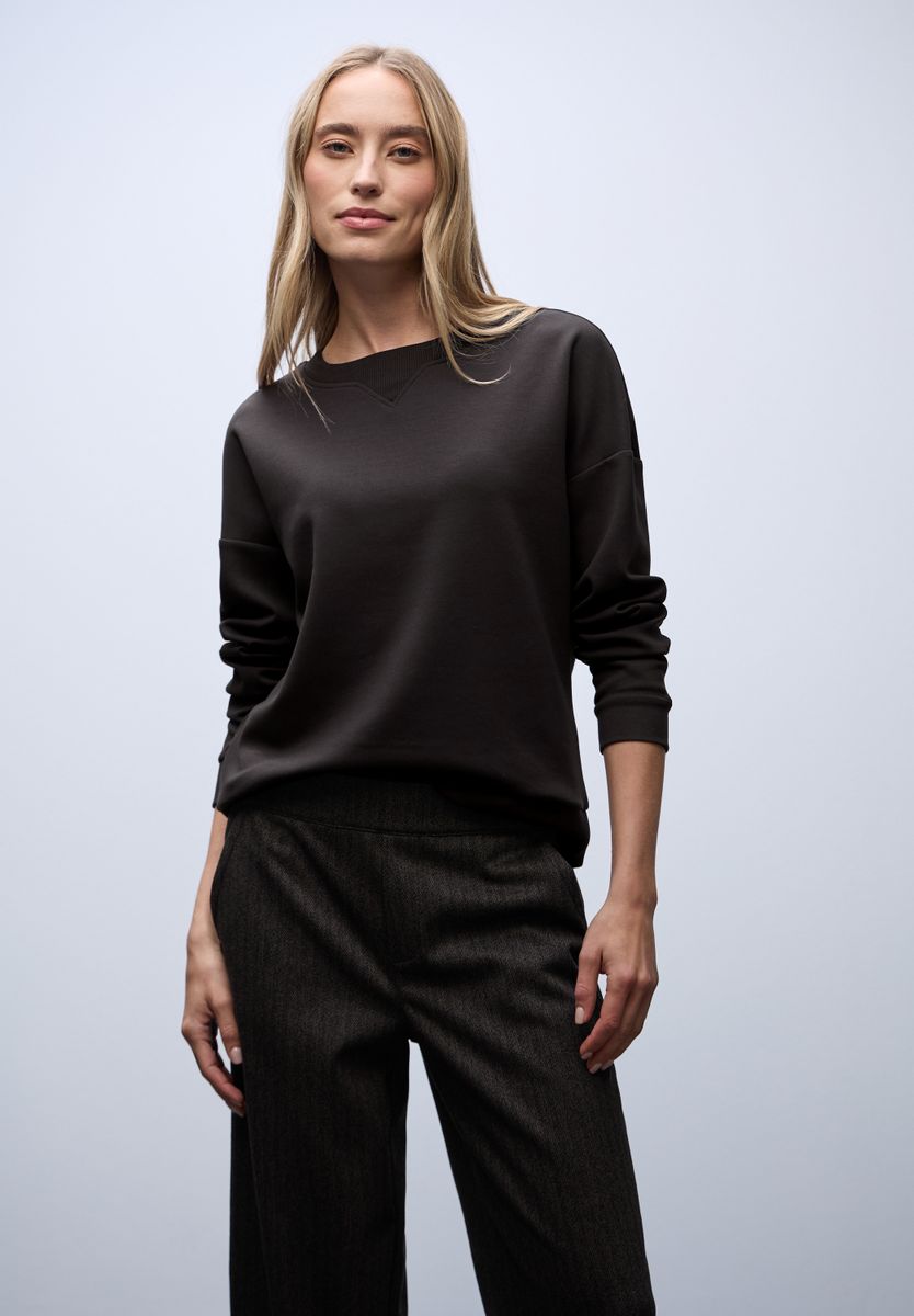 Shirt mit Ripp-Detail