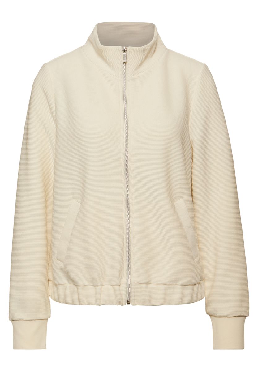 Strukturjacke mit Zipper
