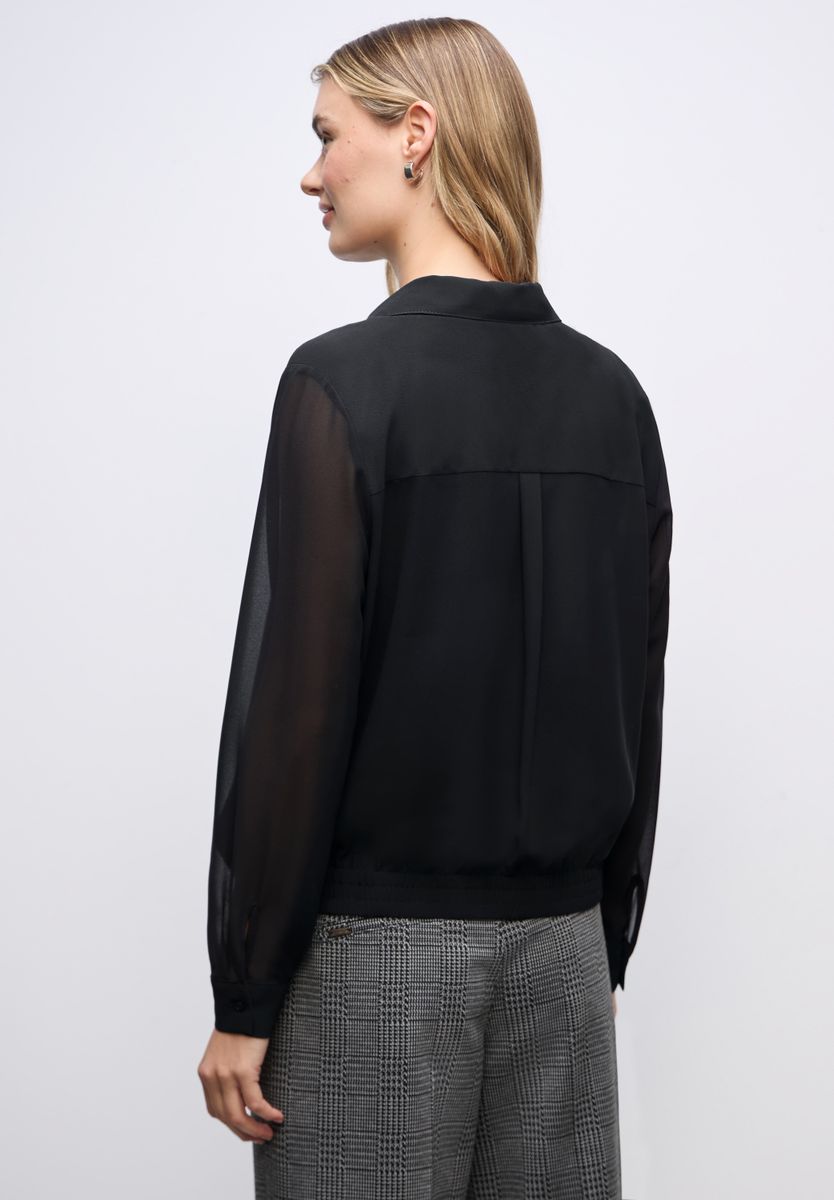 Chiffon Hemdbluse
