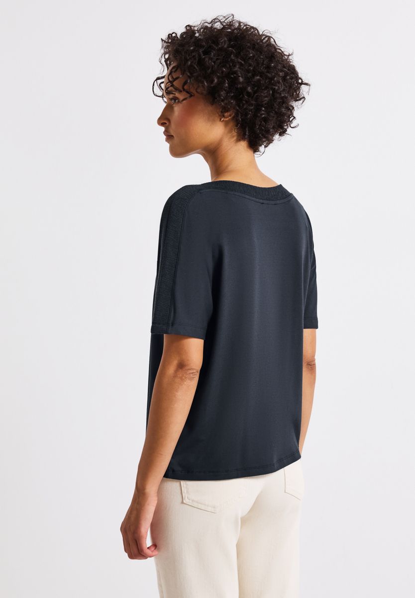 Shirt mit Strukturdetail