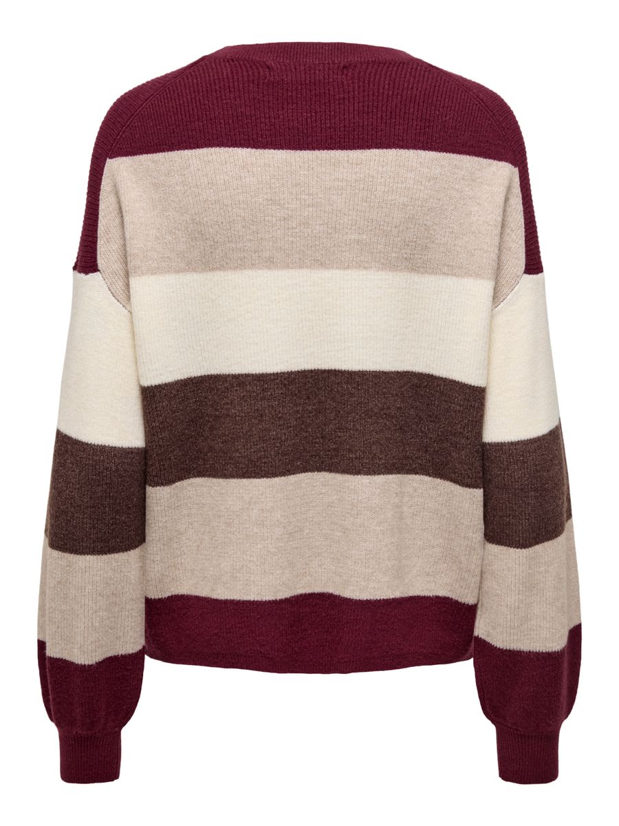 ONLATIA LIFE L/S STRIPE PULLOV KNT NOOS