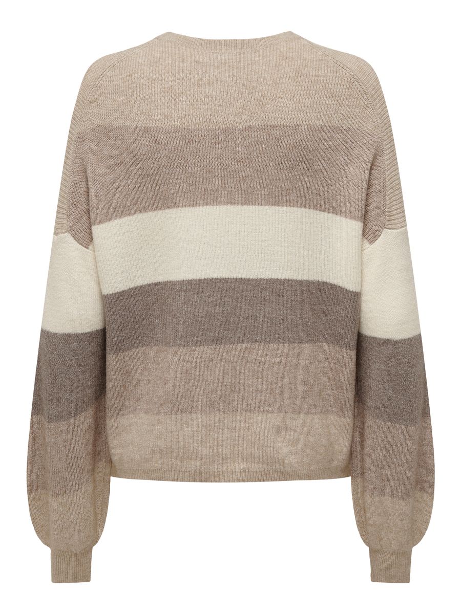 ONLATIA LIFE L/S STRIPE PULLOV KNT NOOS