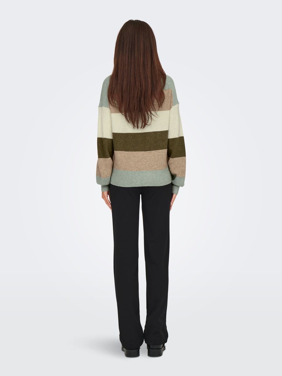 ONLATIA LIFE L/S STRIPE PULLOV KNT NOOS