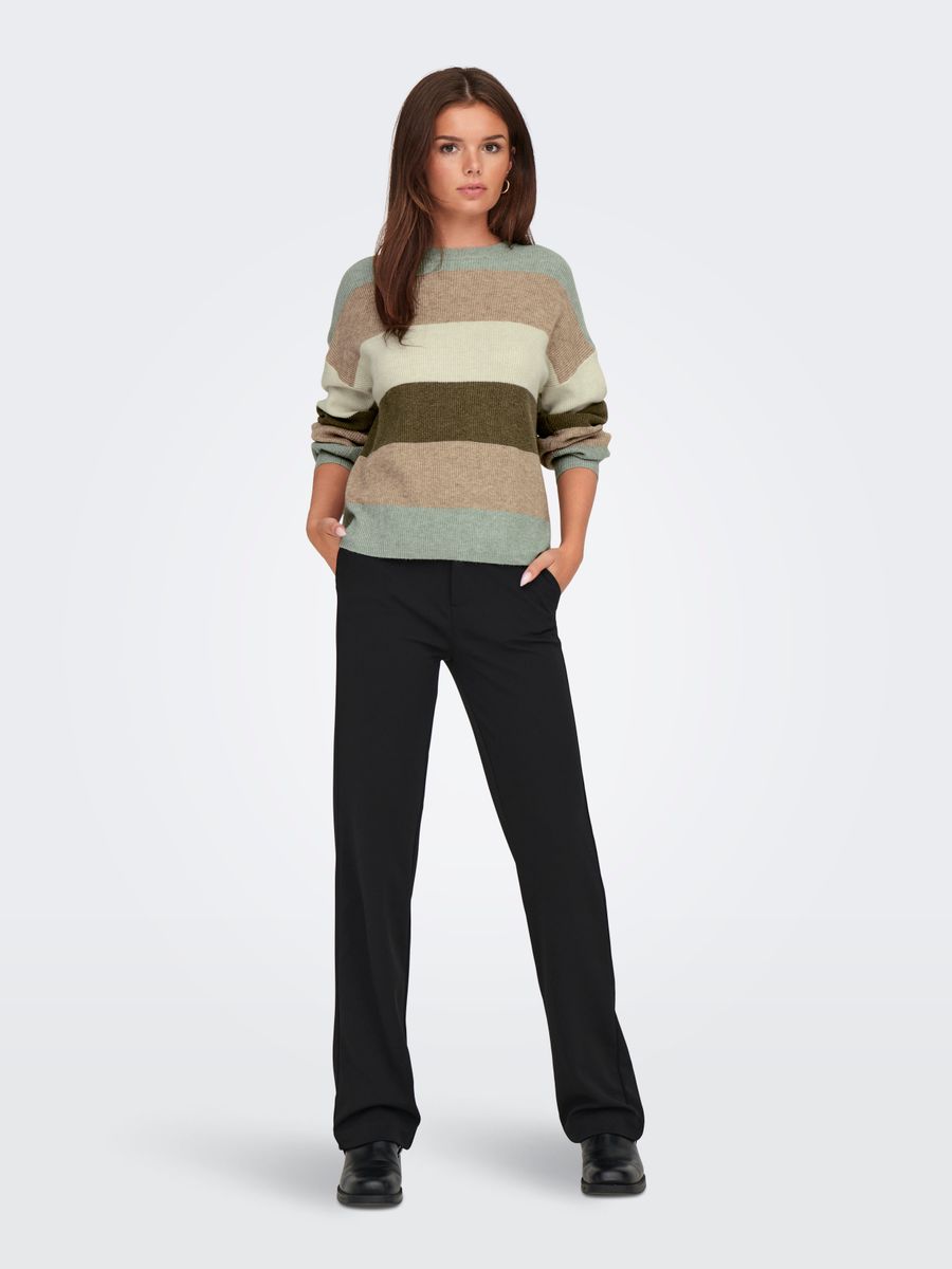 ONLATIA LIFE L/S STRIPE PULLOV KNT NOOS
