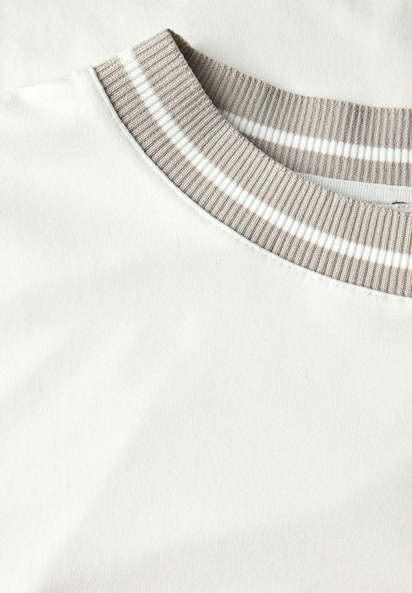 Shirt mit Rippdetail