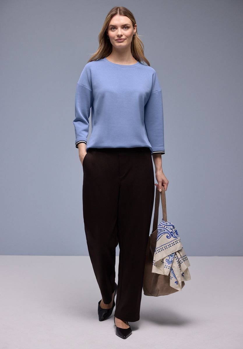 Silk-Look Shirt mit Details