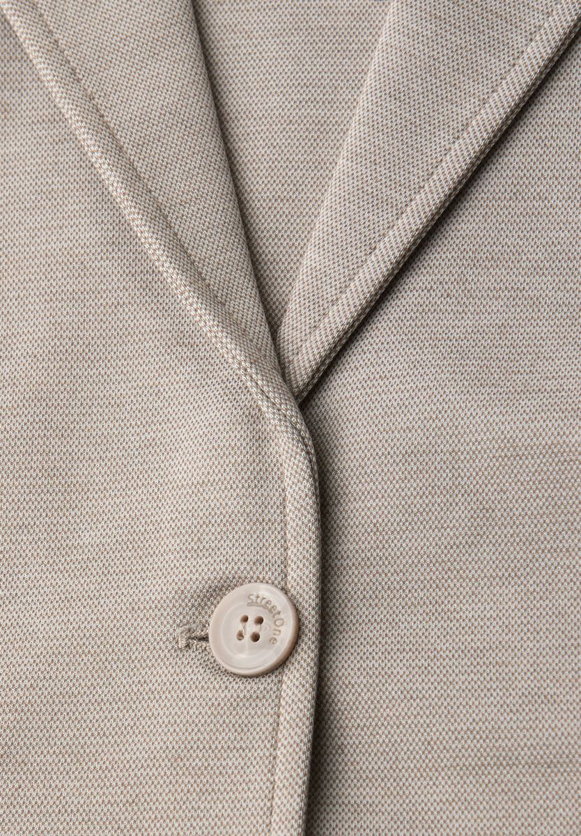 Basic Piqué Blazer