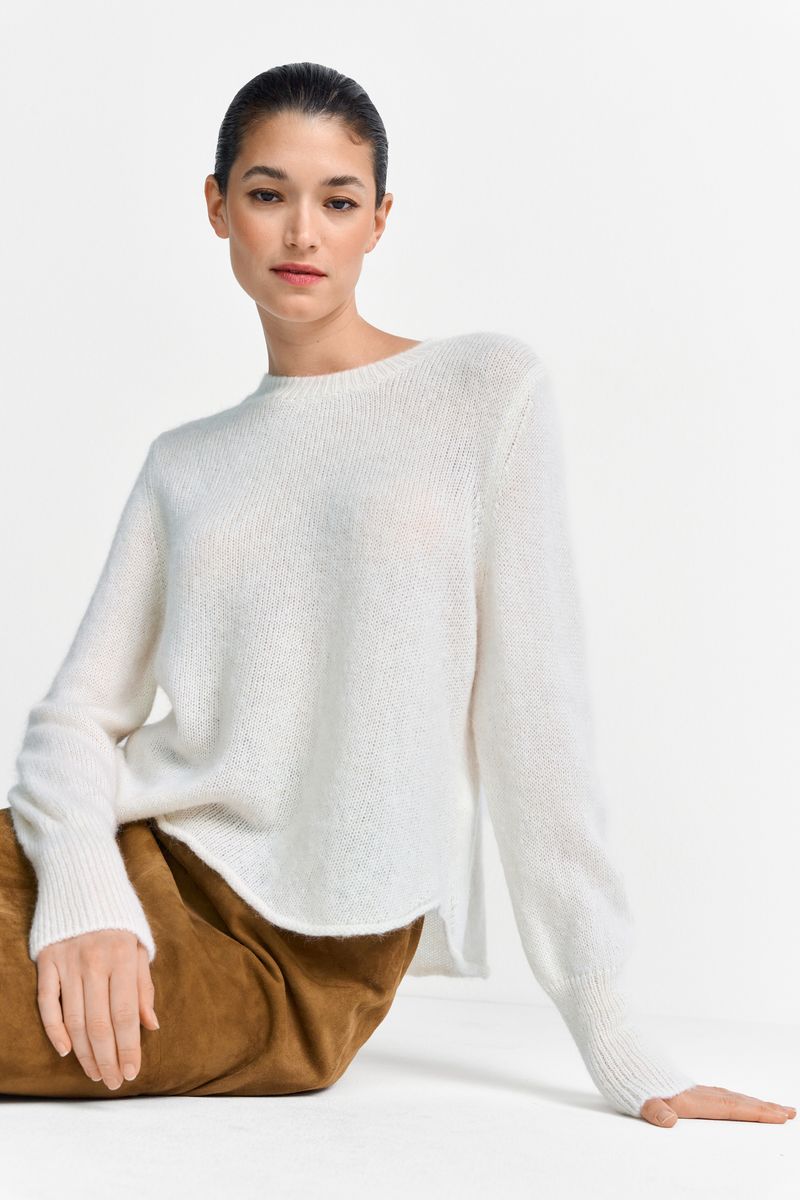 Crew-Neck Pullover Oversized