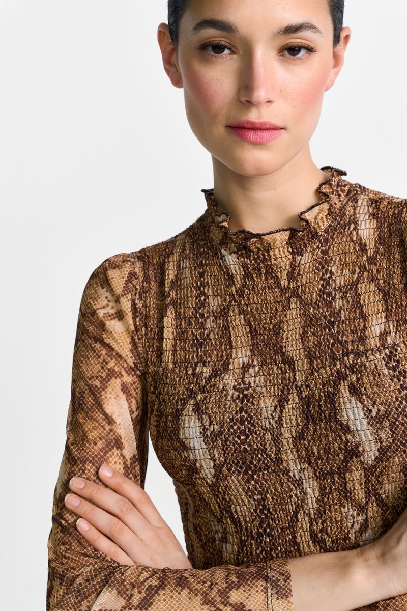 Mesh Snake Dress
