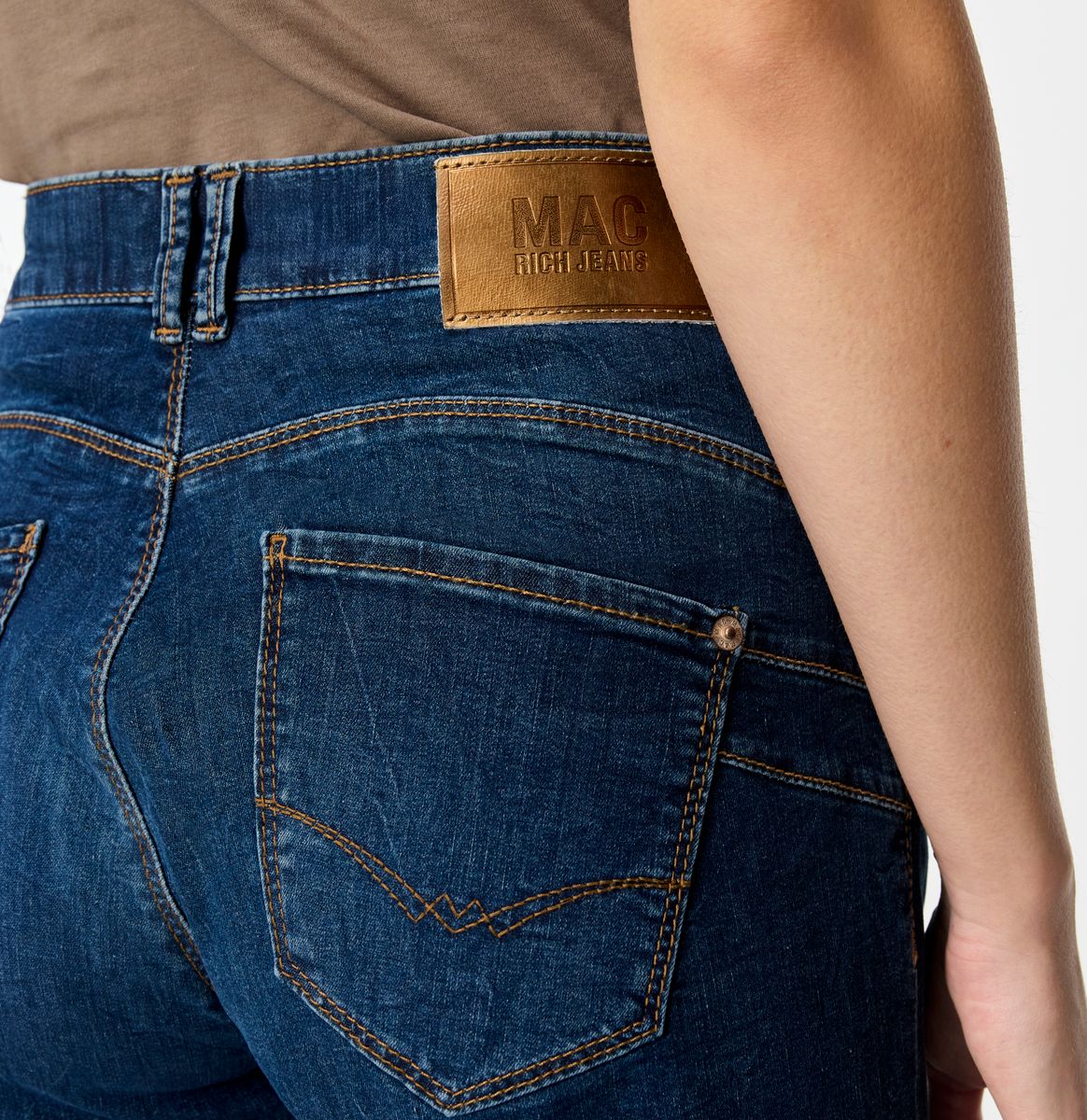 MAC JEANS - RICH PALAZZO, Light weight denim