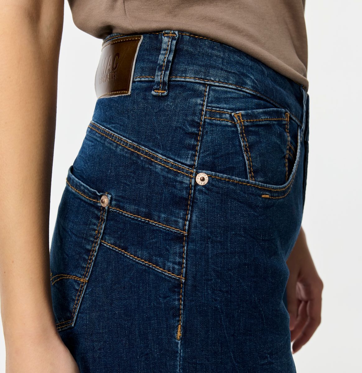 MAC JEANS - RICH PALAZZO, Light weight denim