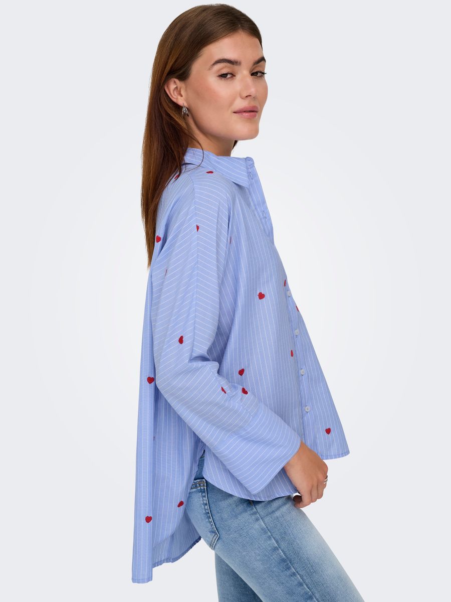 ONLNEW LINA GRACE STR EMB SHIRT WVN NOOS