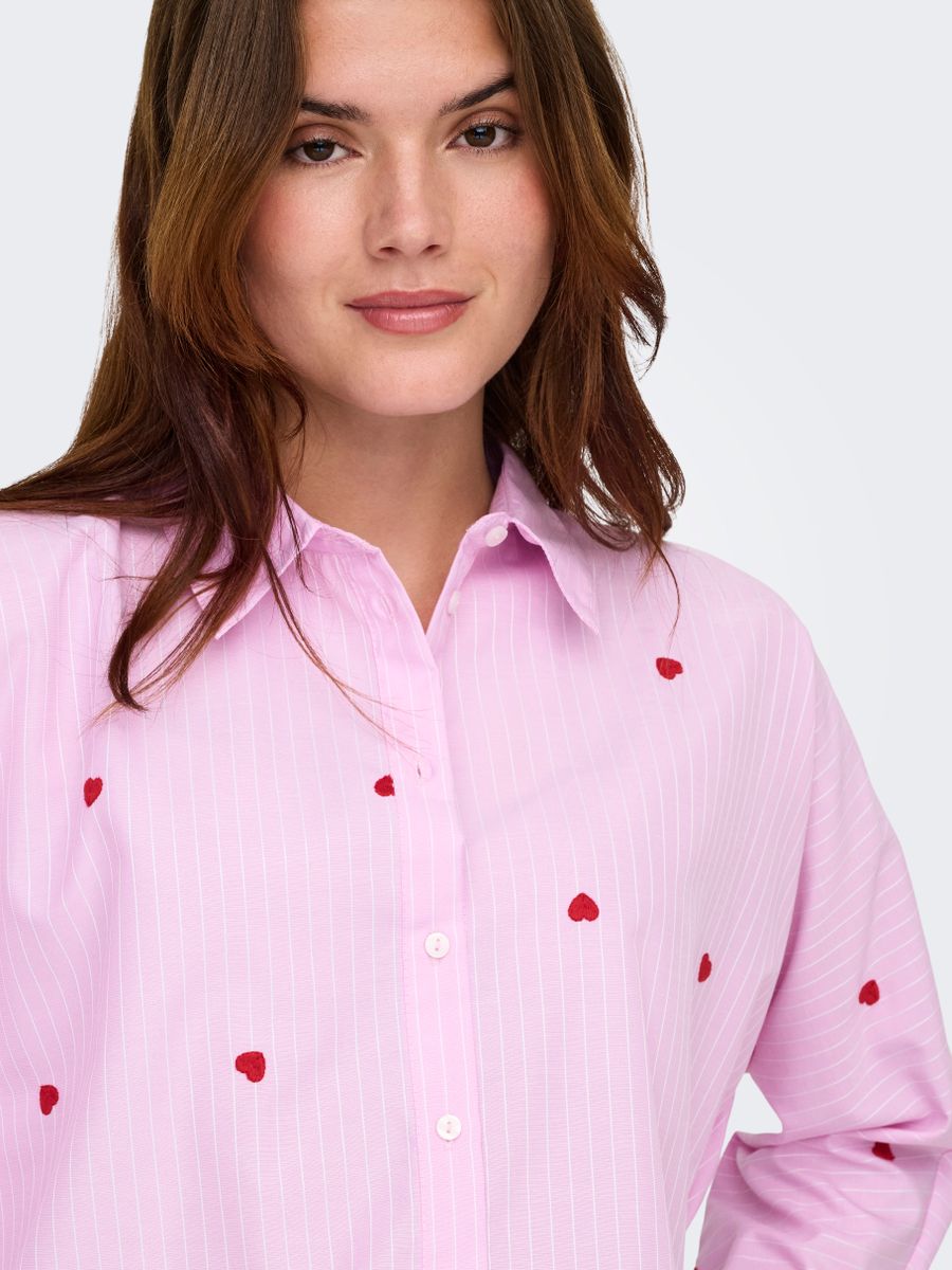 ONLNEW LINA GRACE STR EMB SHIRT WVN NOOS