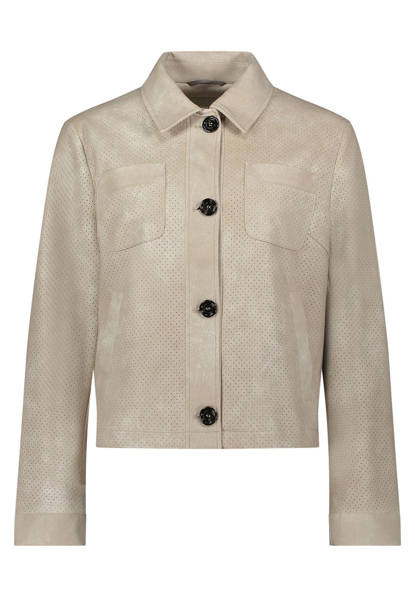 Kunstleder-Jacke