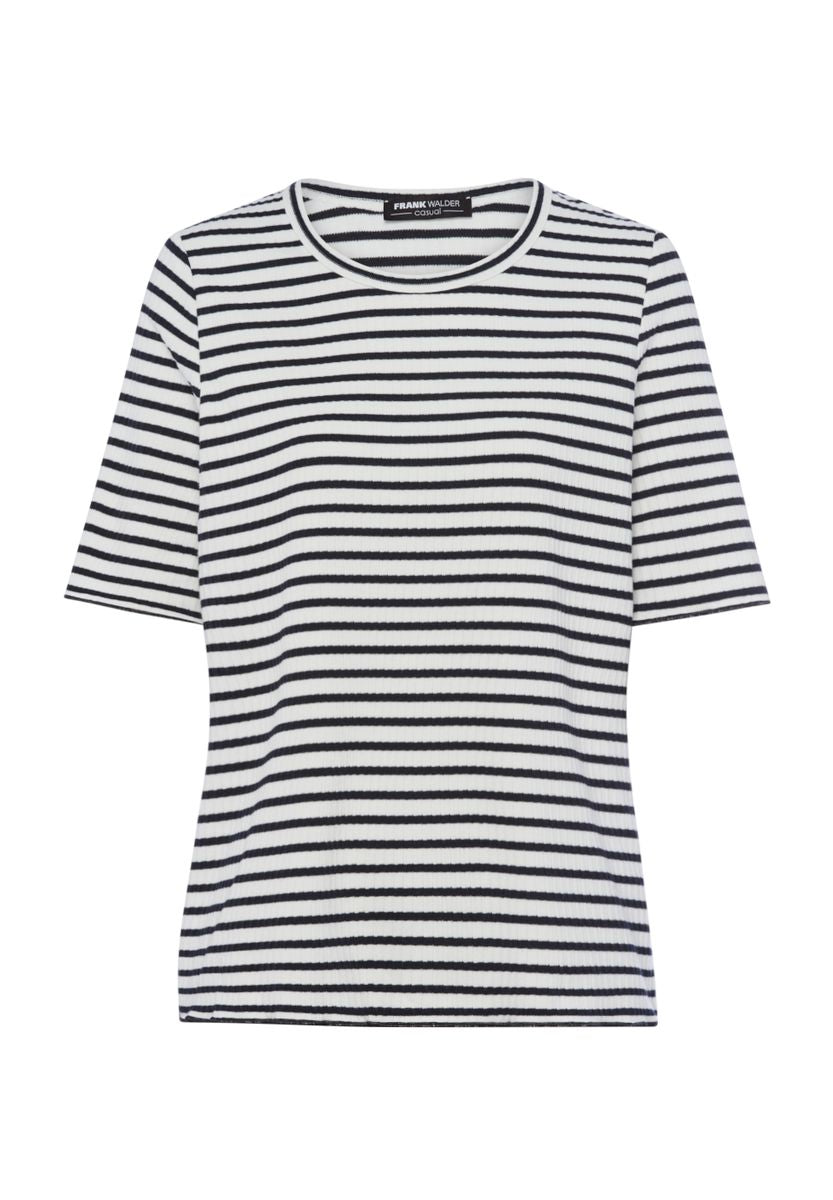 Shirt CASUAL in gerippter Optik