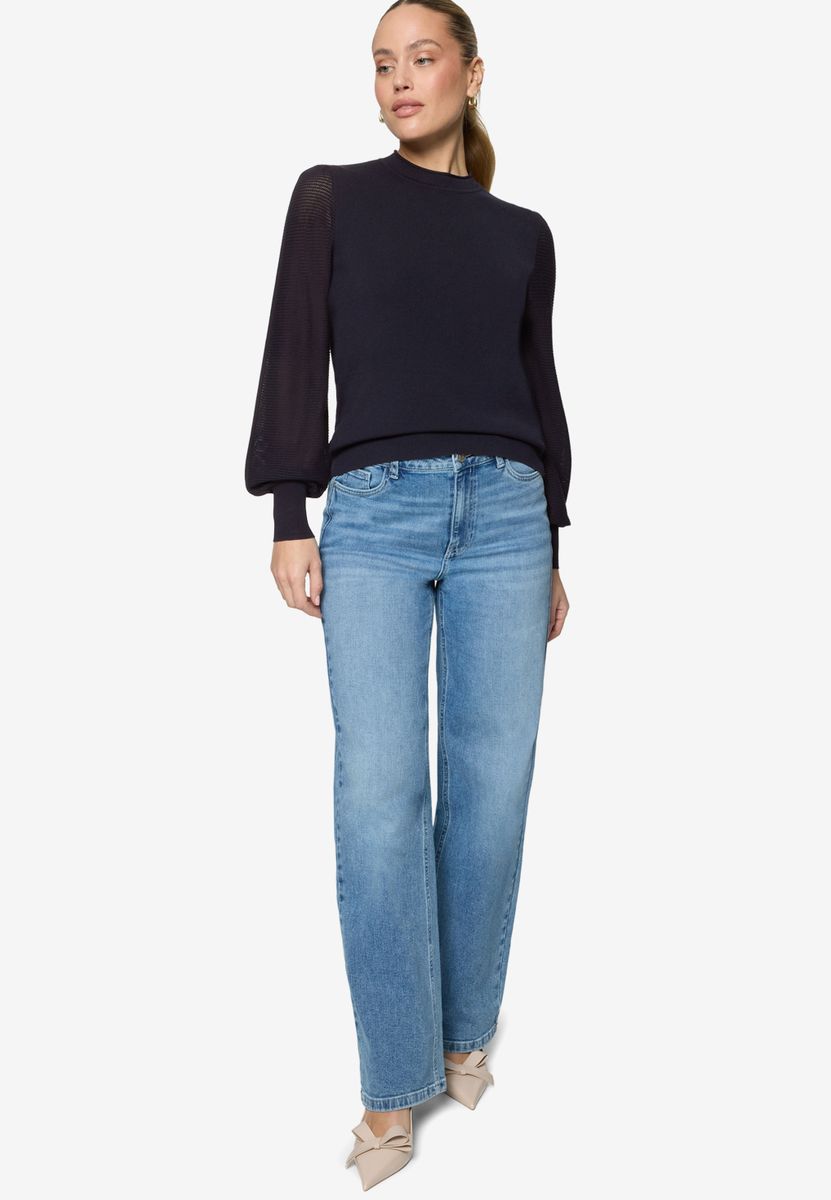 Pullover mit hohem Kragen