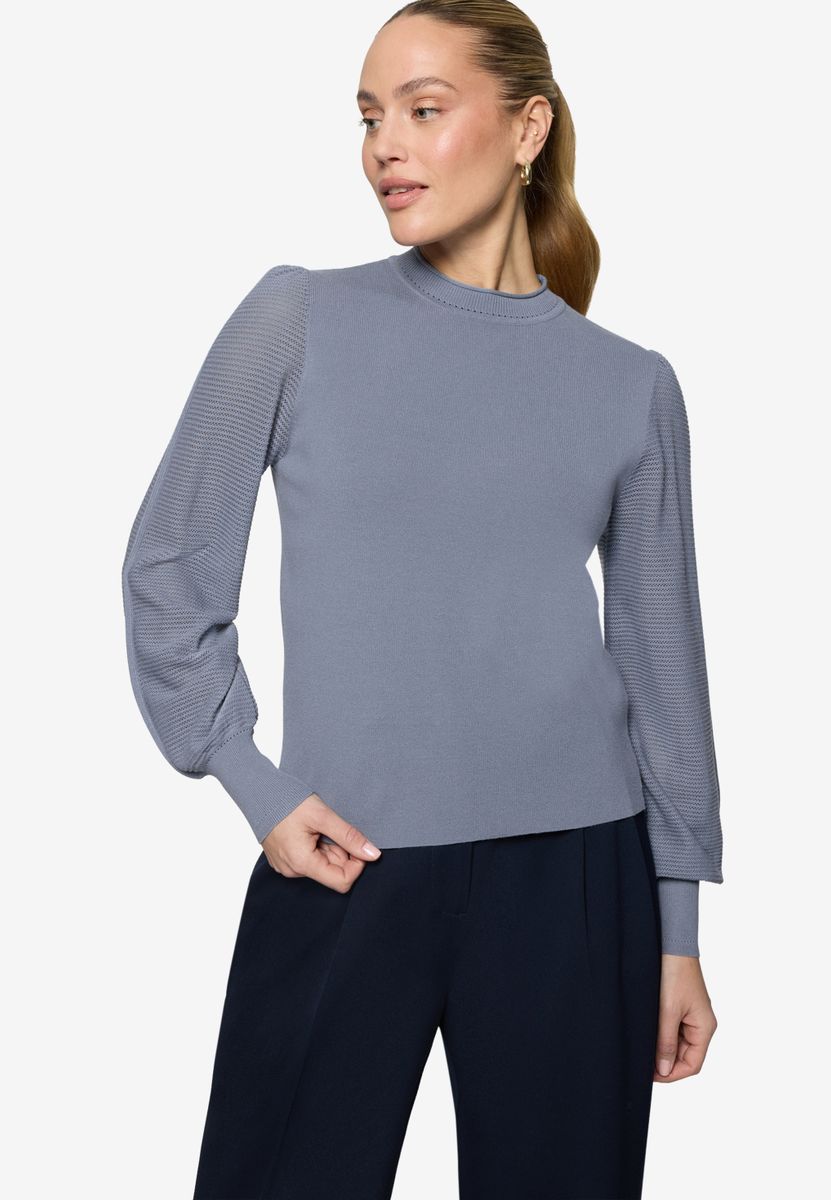 Pullover mit hohem Kragen