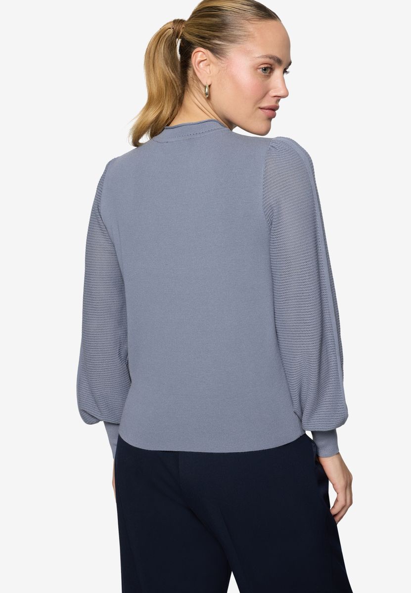 Pullover mit hohem Kragen