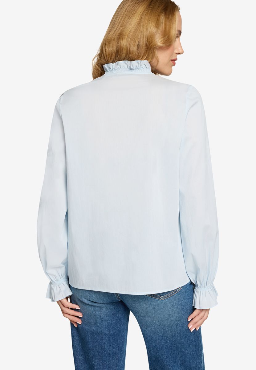 Bluse mit Rüschen