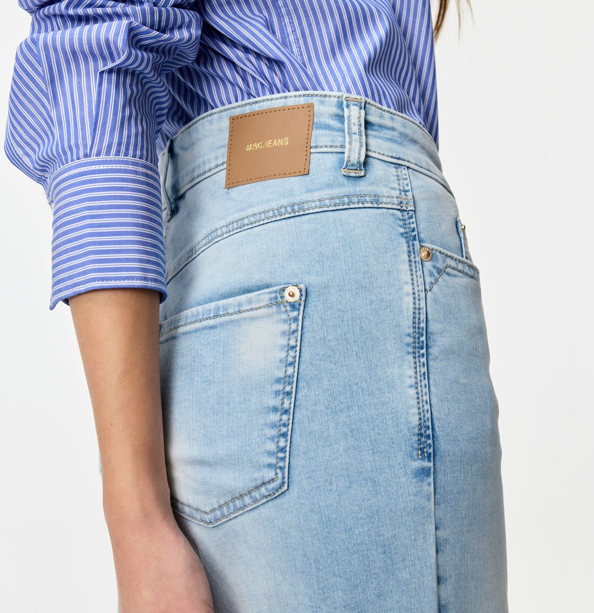 MAC JEANS - DREAM WIDE, DREAM Wonder light Denim