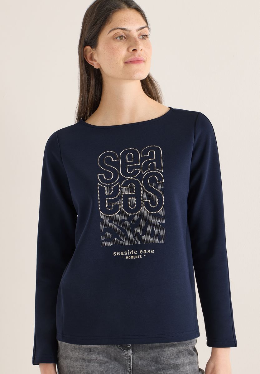 Silk-Touch Stickerei Shirt