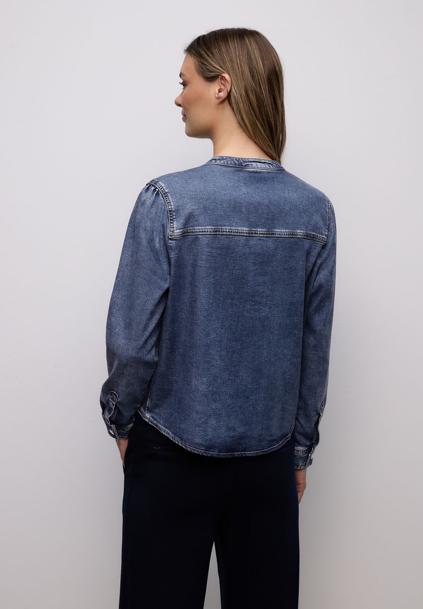 Bluse mit Brusttaschen
