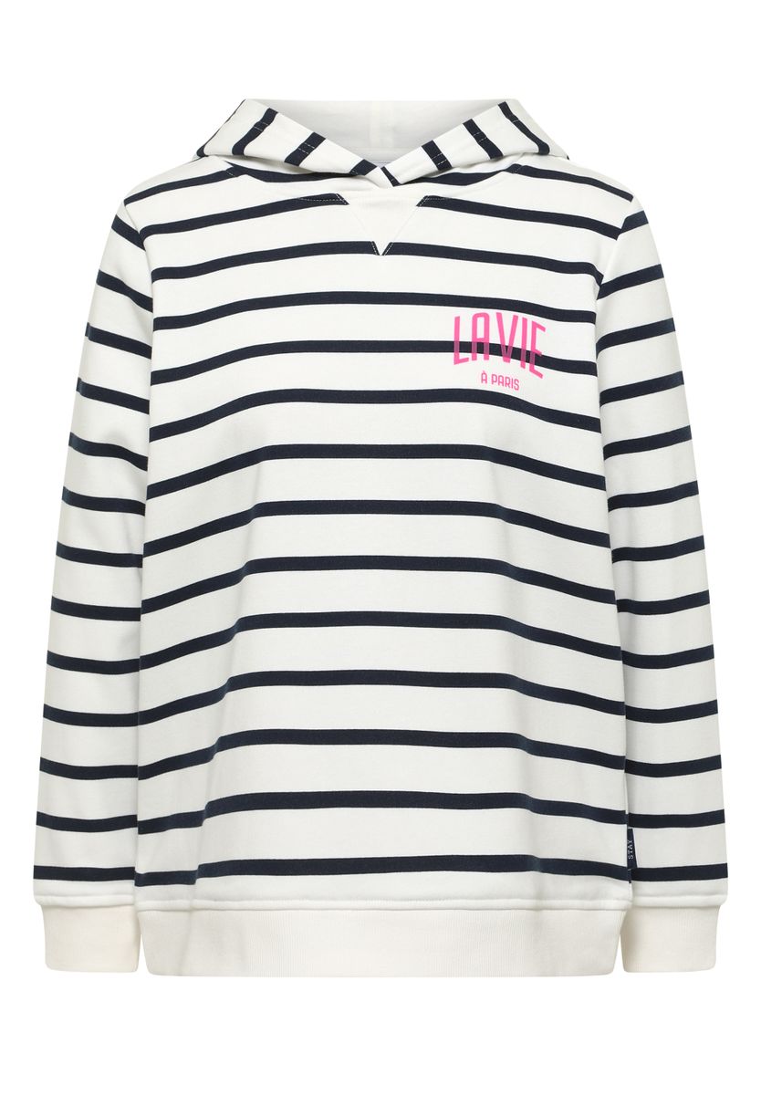 Sweatshirt mit Kapuze und Chestprint