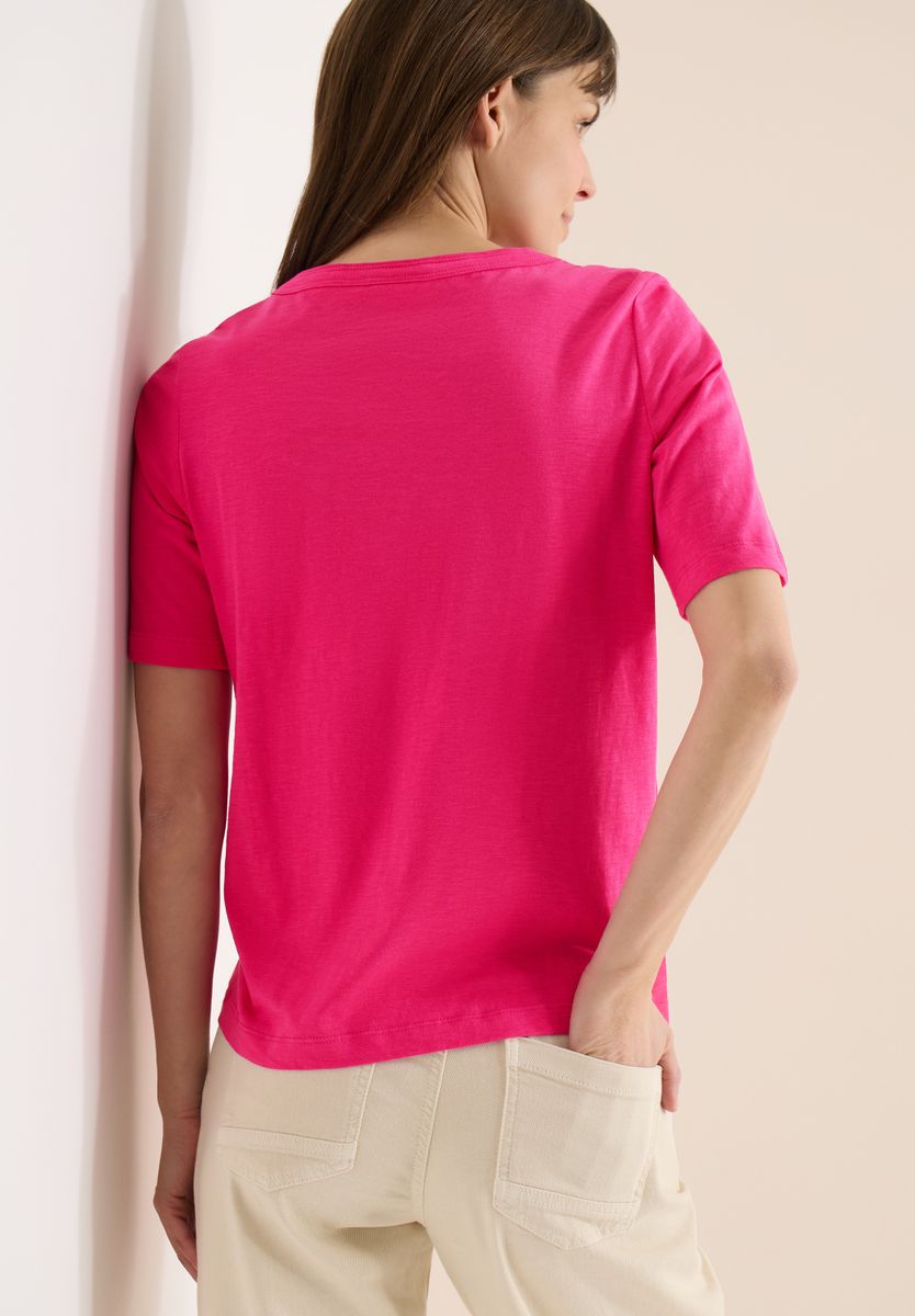 Kurzarm T-Shirt aus reiner Baumwolle