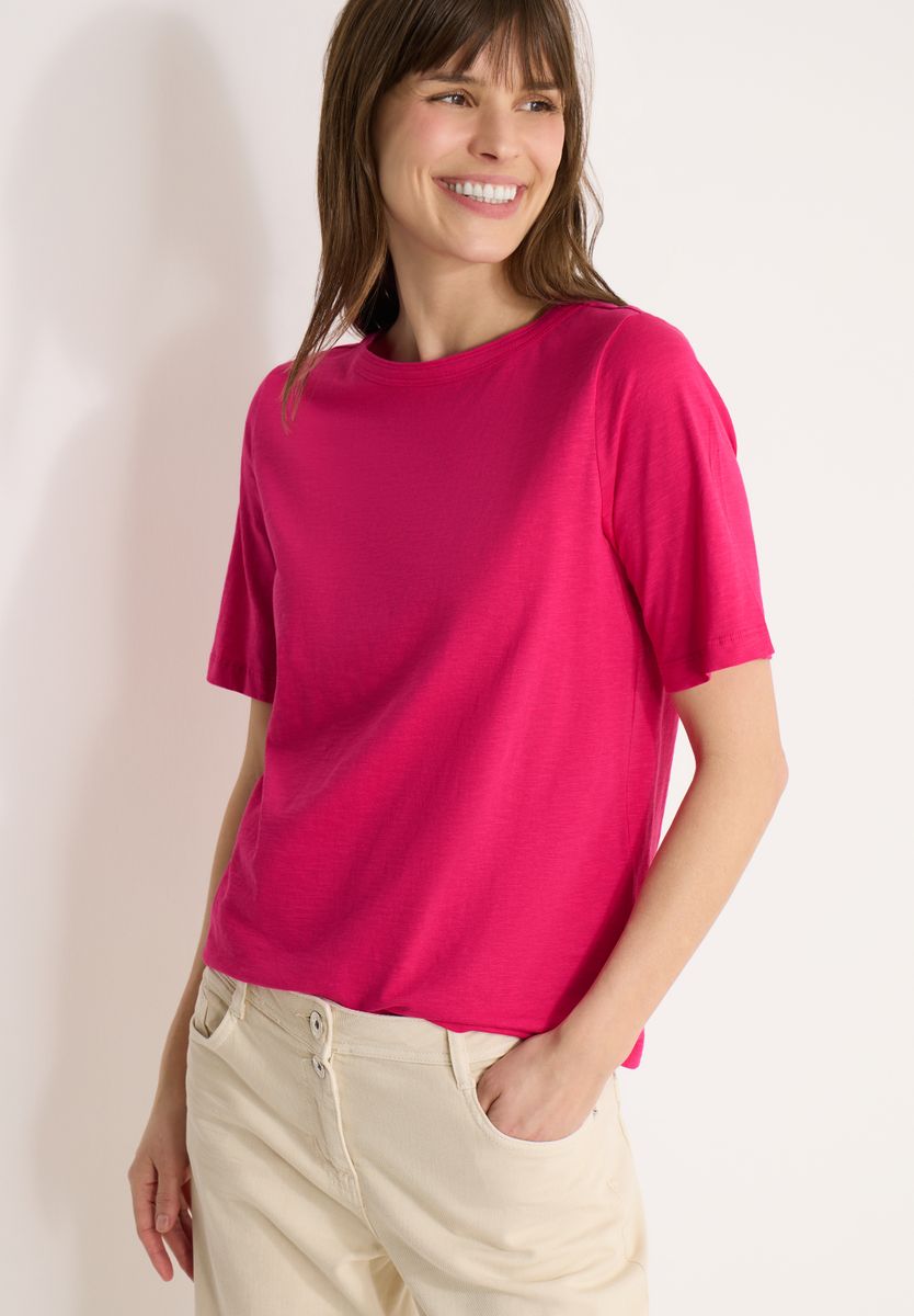 Kurzarm T-Shirt aus reiner Baumwolle