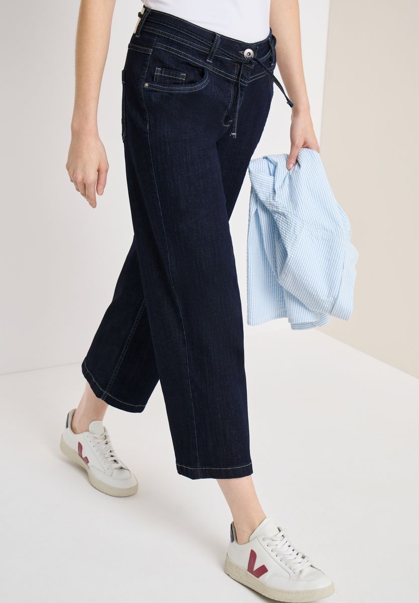 High Waist Wide Leg Jeans im Loose Fit