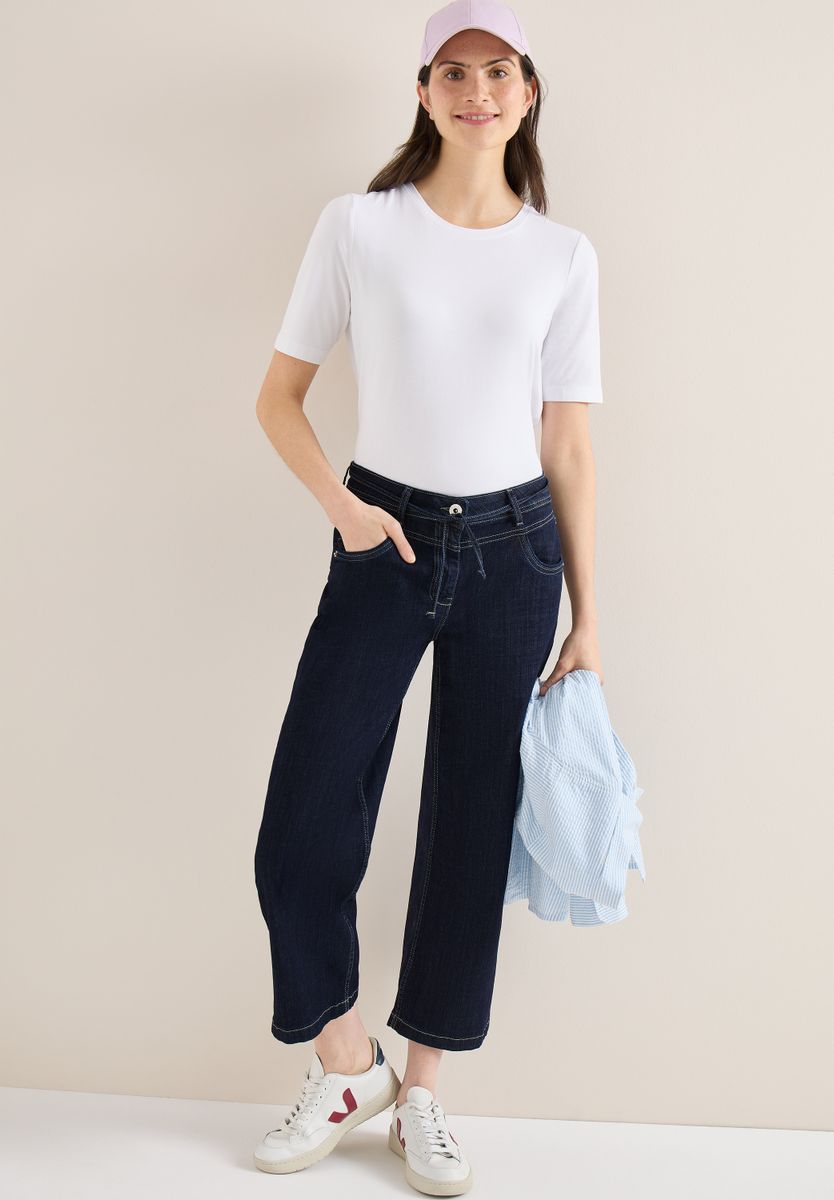 High Waist Wide Leg Jeans im Loose Fit
