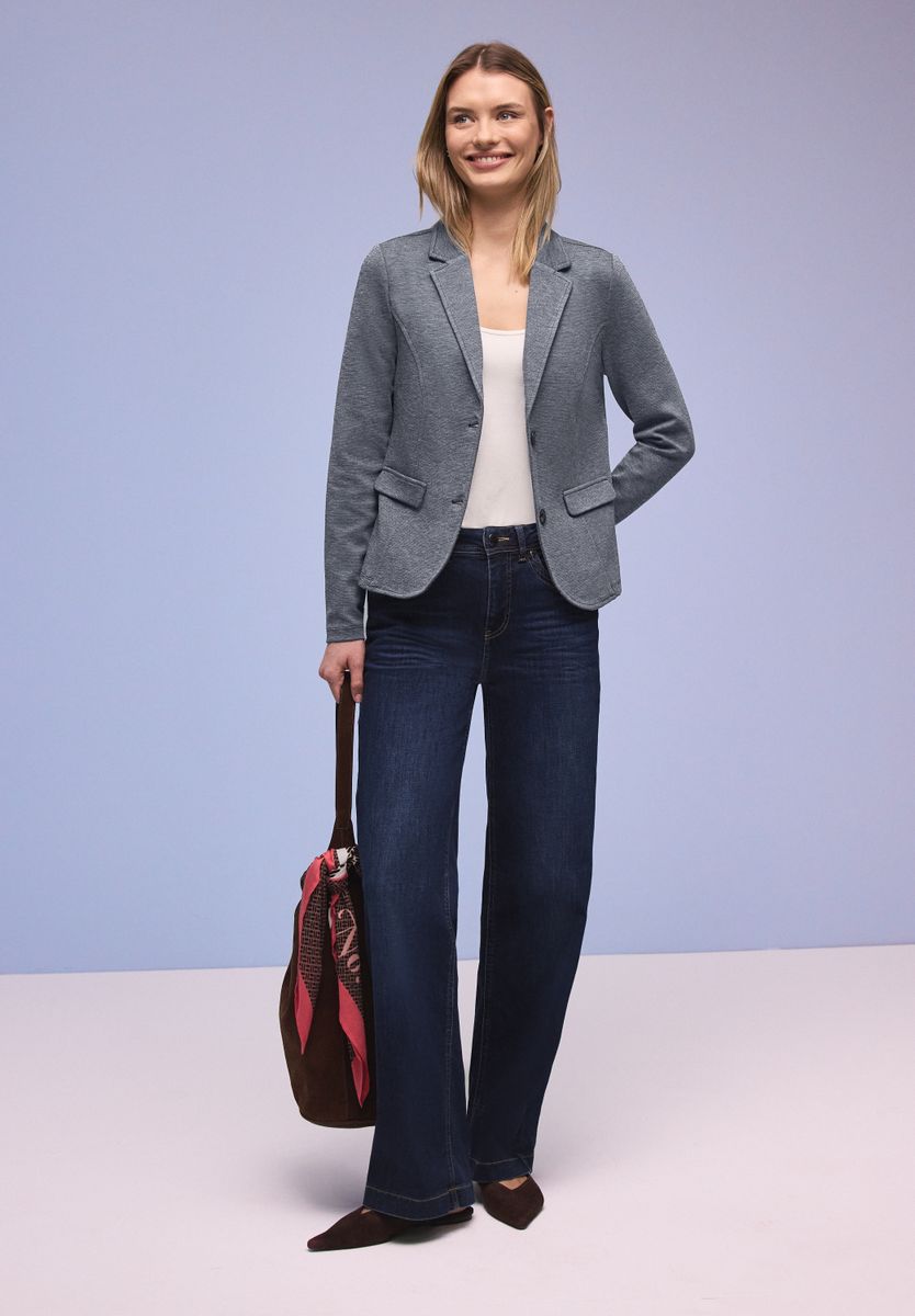Basic Piqué Blazer