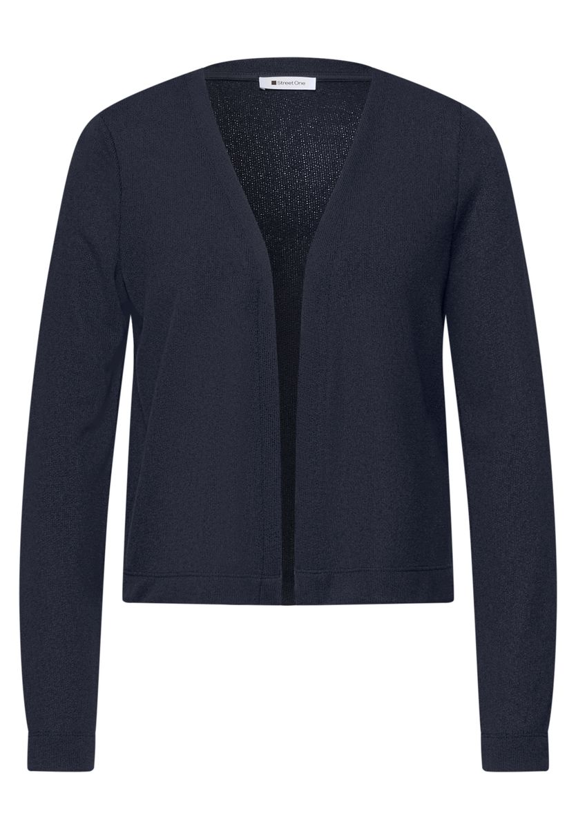 Langarm Jacke in offener Passform