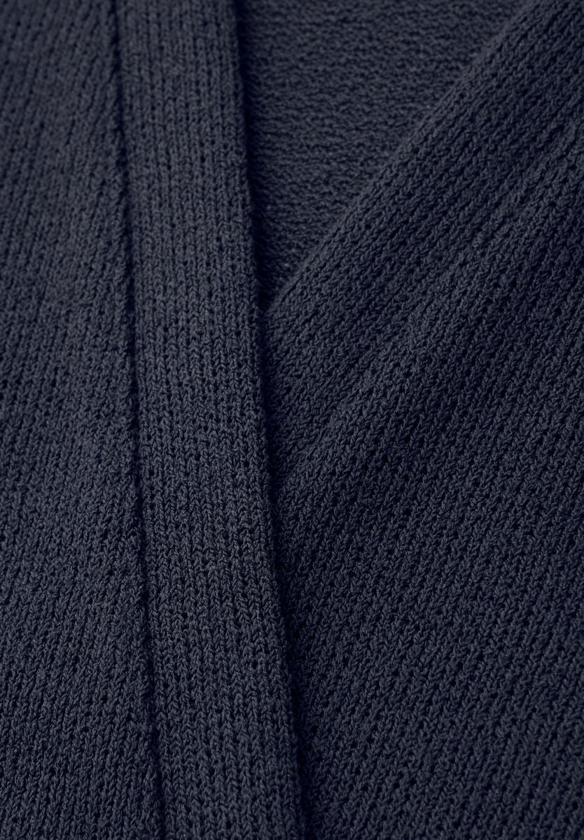 Langarm Jacke in offener Passform