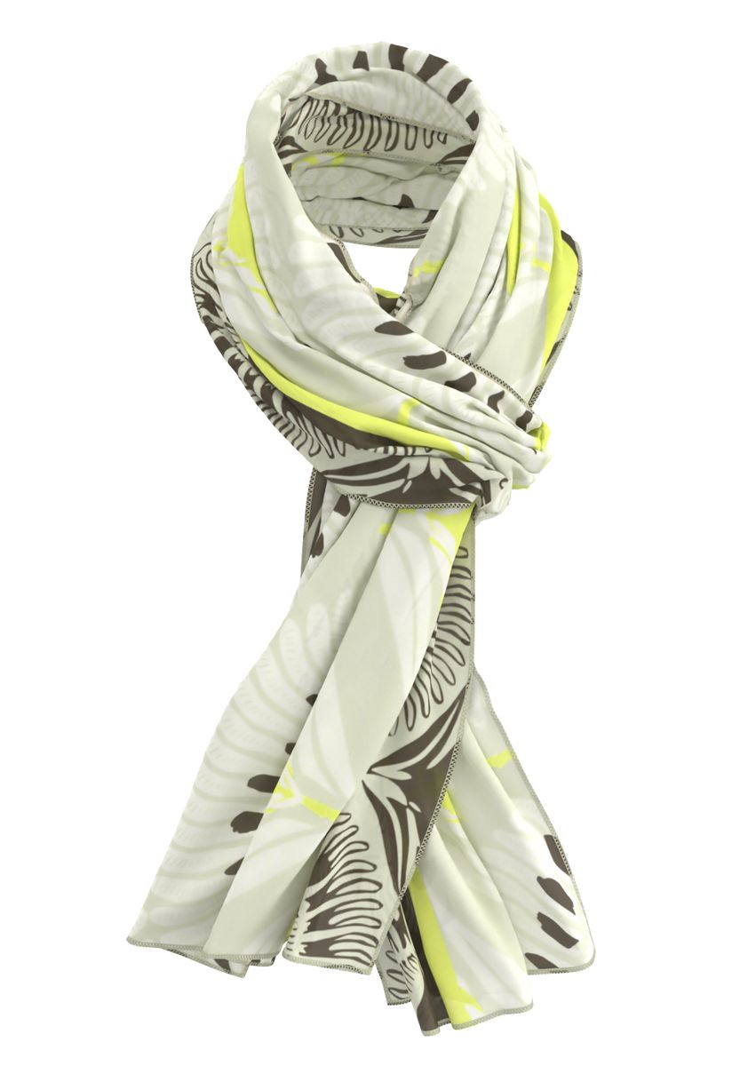 Schal NOS mit floralem Print