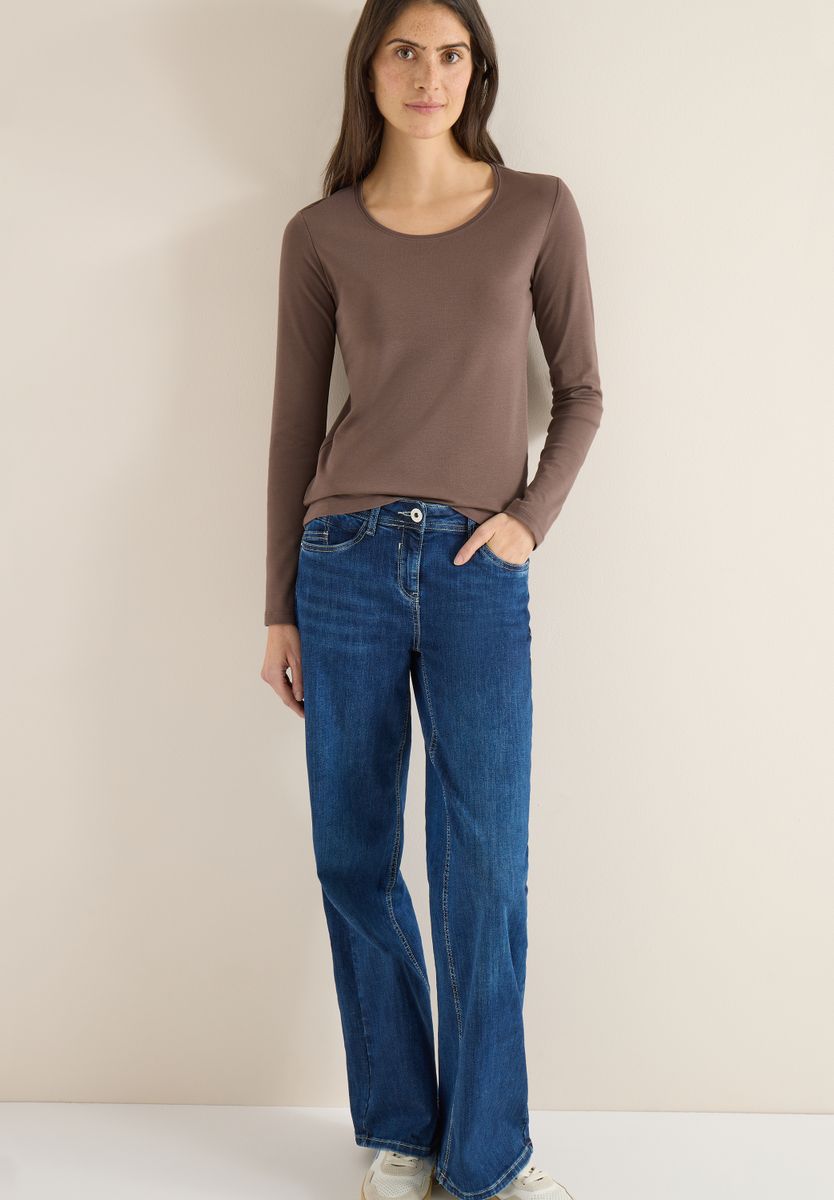 Basic Langarmshirt