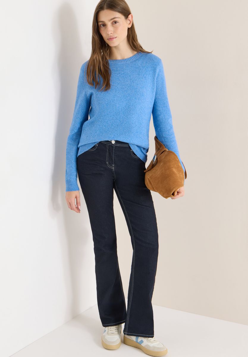 Softer Pullover in Unifarbe