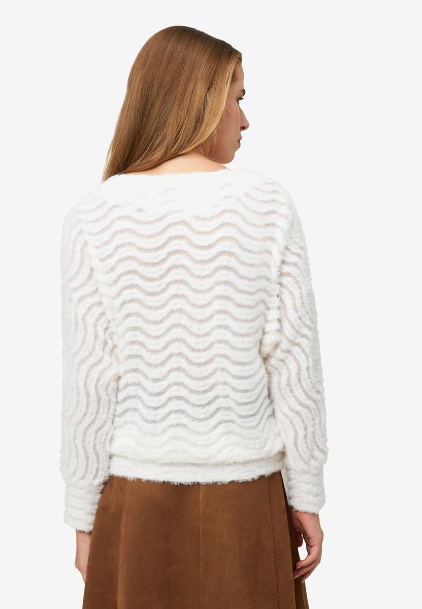 Sweatshirt mit Wellenmuster