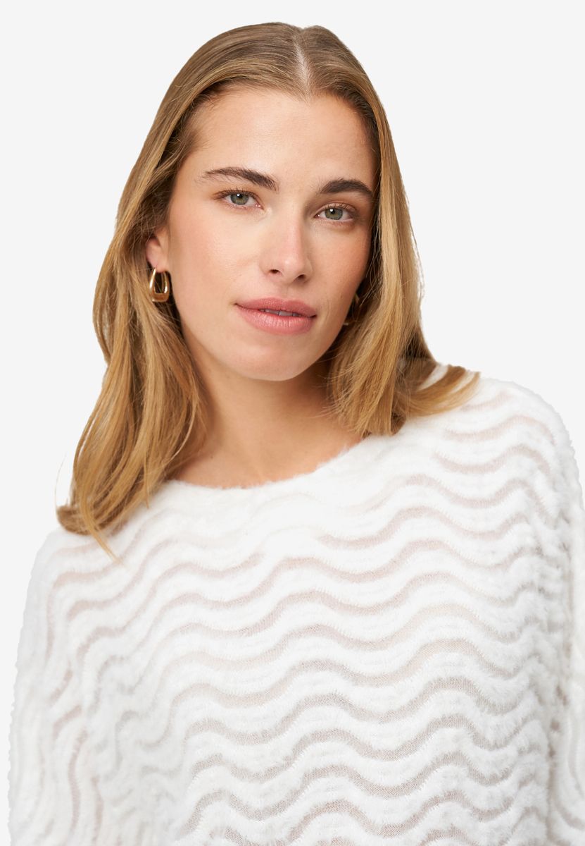 Sweatshirt mit Wellenmuster