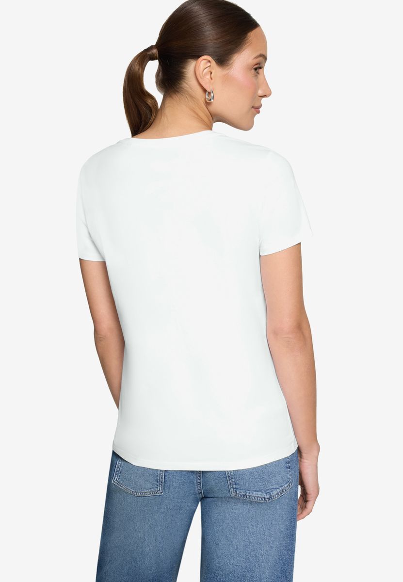 Baumwoll-T-Shirt mit Print