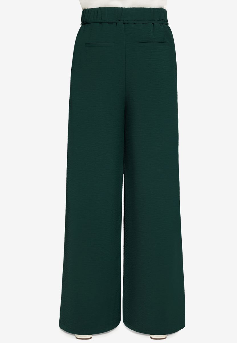 Stoffhose mit Bindegürtel 30 Inch