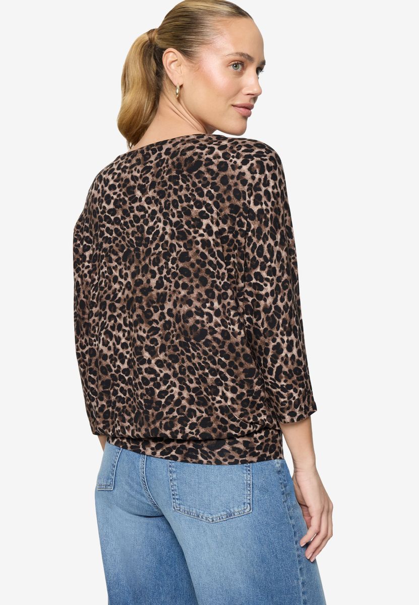 Leo-Shirt mit 3/4 Arm