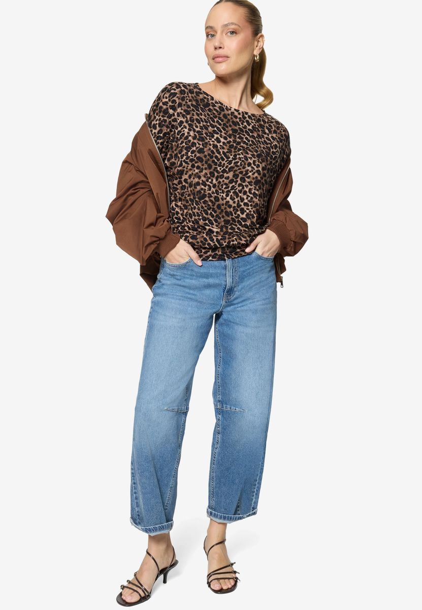 Leo-Shirt mit 3/4 Arm