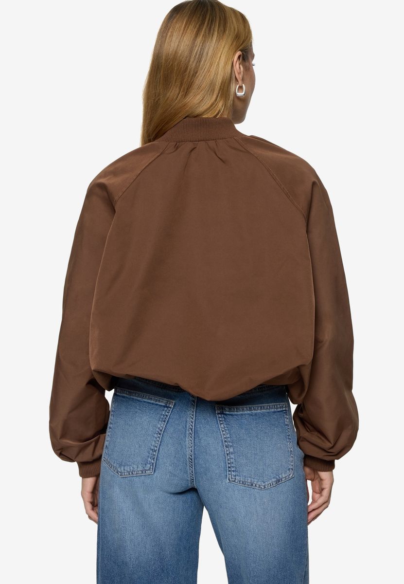 Bomberjacke mit Reißverschluss
