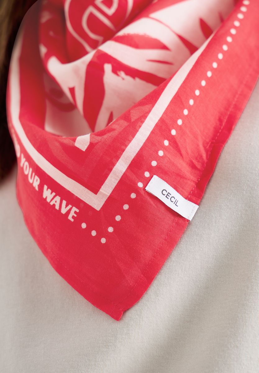 Bandana mit Print und Wording