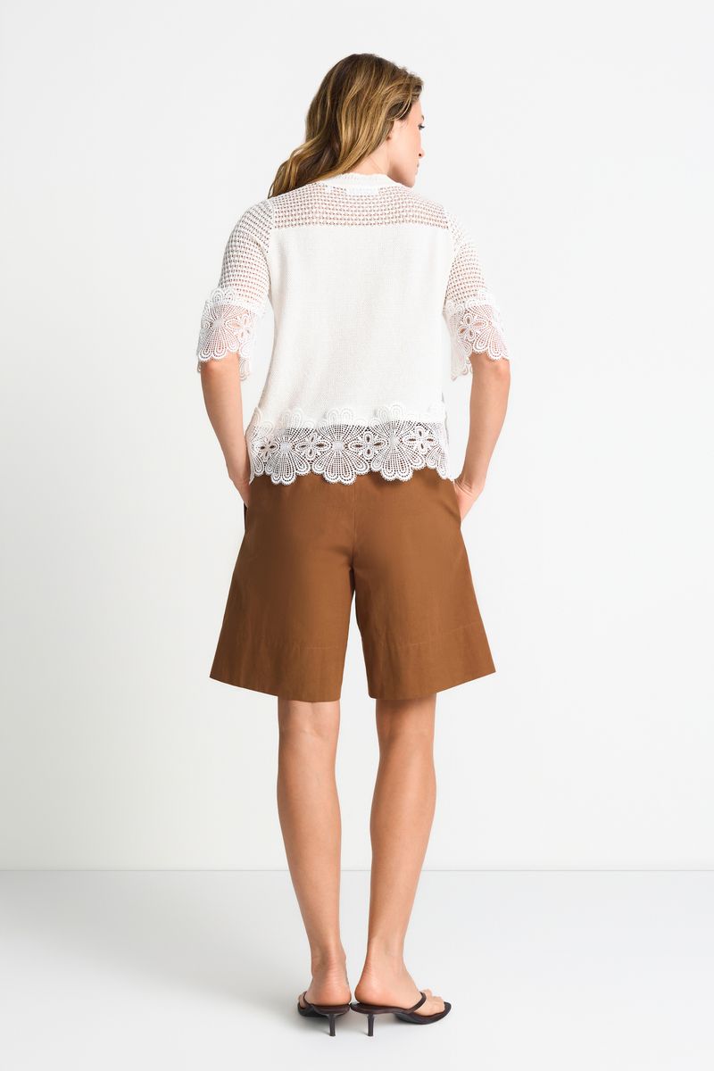 RNK SH SLVS Lace Stitch